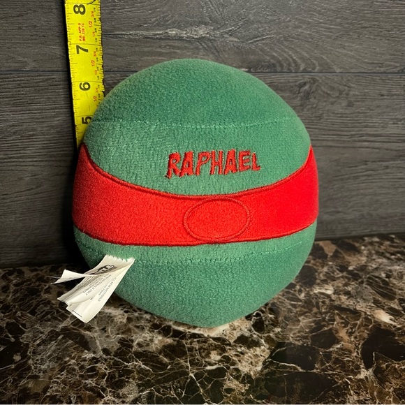 Teenage Mutant Ninja Turtles RAPHAEL HEAD BALL Plush Stuffed Animal - Picture 6 of 6